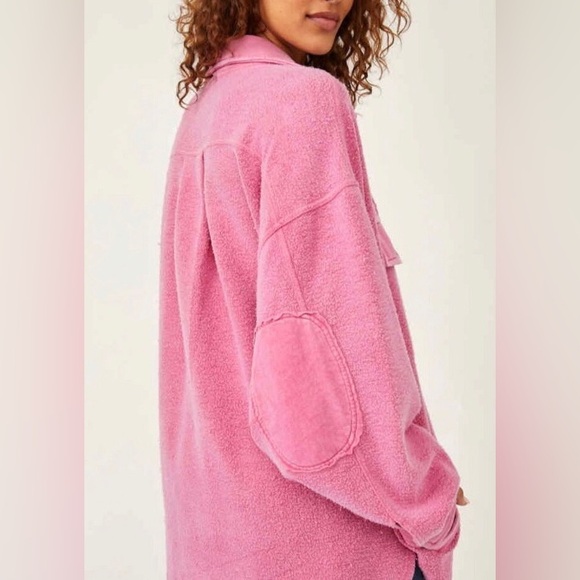 Free People Oversized Fleece Ruby Jacket - Picture 2 of 10